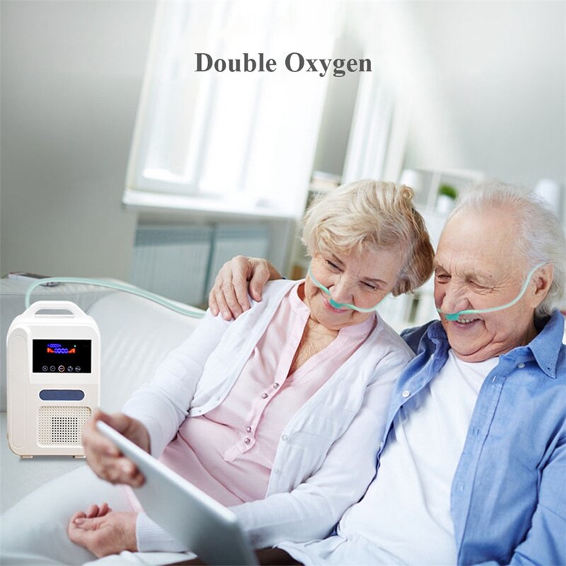 Portable Oxygen Concentrator O2 Generators Air Purifier Ventilator Sleep Respirador Artificial MINI Oxygen Machine For Home