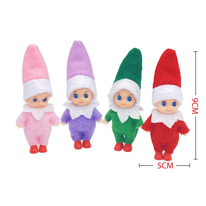 Kreatywny świąteczny Elf laleczka bobas Oranments wystrój świąteczny dla domu 2021 szczęśliwego nowego roku prezenty dla dzieci