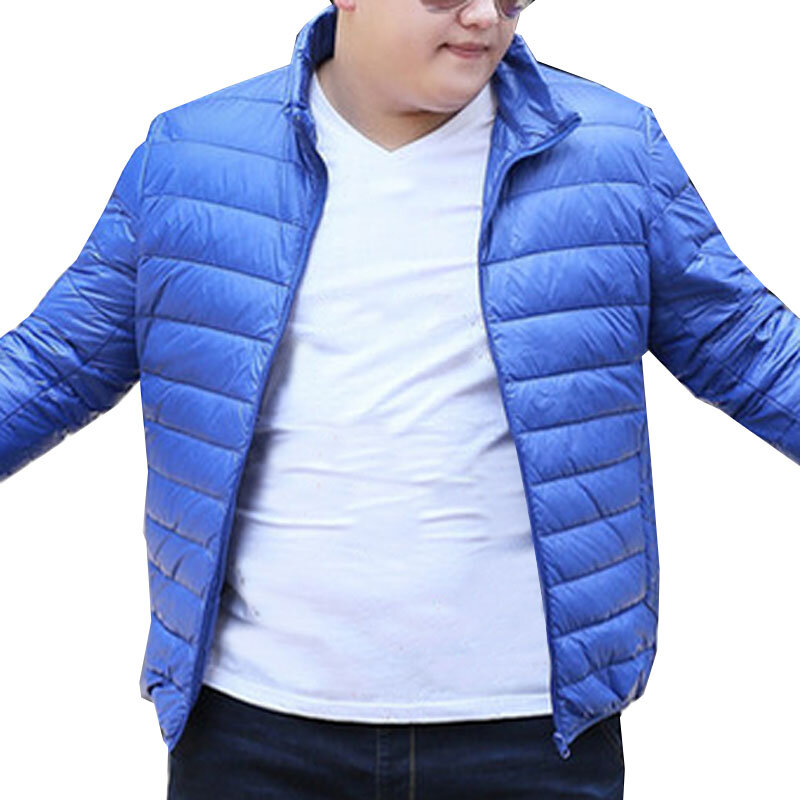 Осенне-зимние мужские куртки 9XL, обхват груди 160 см, 5XL, 6XL, 7XL, 8XL, блестящее пальто