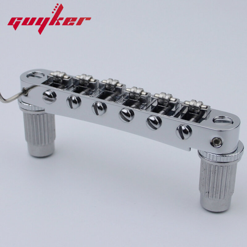 Guyker Tune-O-Matic Roller อานกีตาร์ Bridge สำหรับ LP SG กีต้าร์สตริง6กีตาร์ไฟฟ้า