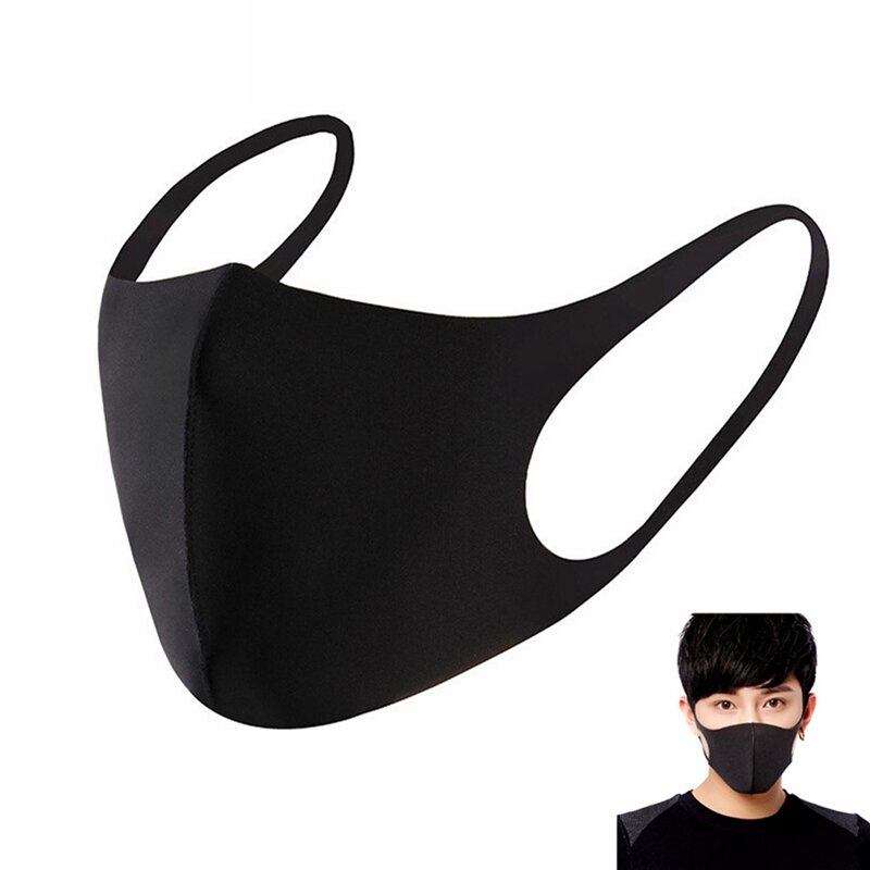 20-100 шт. черная маска для рта, маска от пыли, бактерии и противогрипная маска для лица