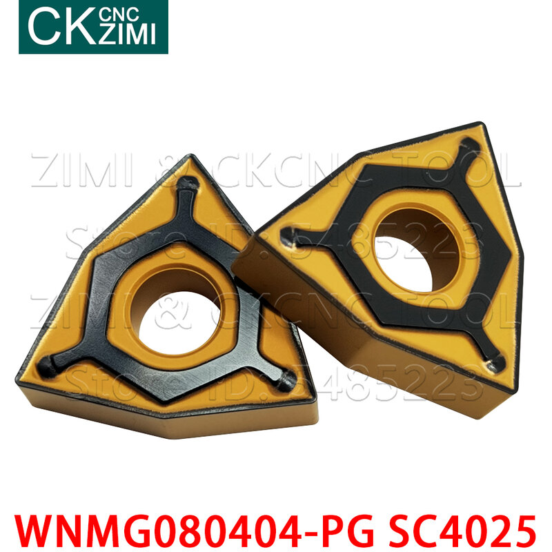 WNMG080404-PG SC4025 WNMG080408-PG SC4025 Carbide Inserts wood turning tools CNC metal lathe tools high quality WNMG for steel