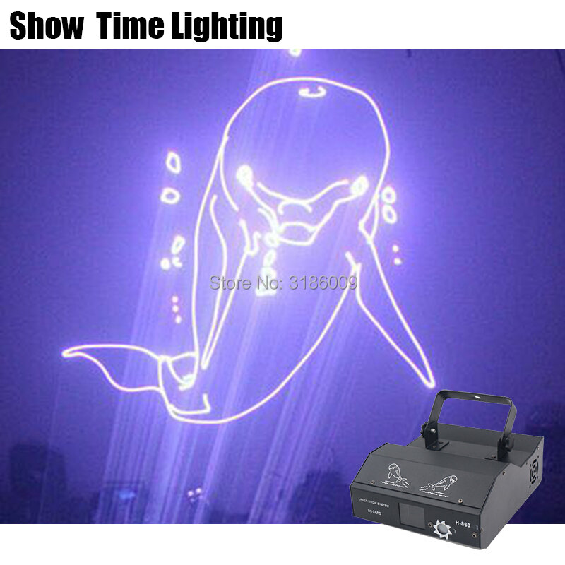 Dolphin  Ostrich Eagle Time Tunnel 3D Cartoon Effect Disco Laser Good Use For Home Party KTV Night Club Wine Bar Laser Show