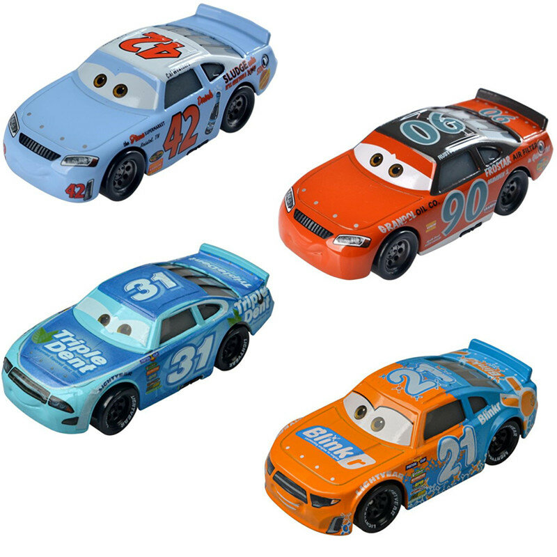 ยี่ห้อใหม่รถ Disney Pixar Cars 3 Lightning McQueen Jackson Storm Smokey Diecast Metal Car รุ่นของเล่นสำหรับเด็กวันเกิดของขวัญ