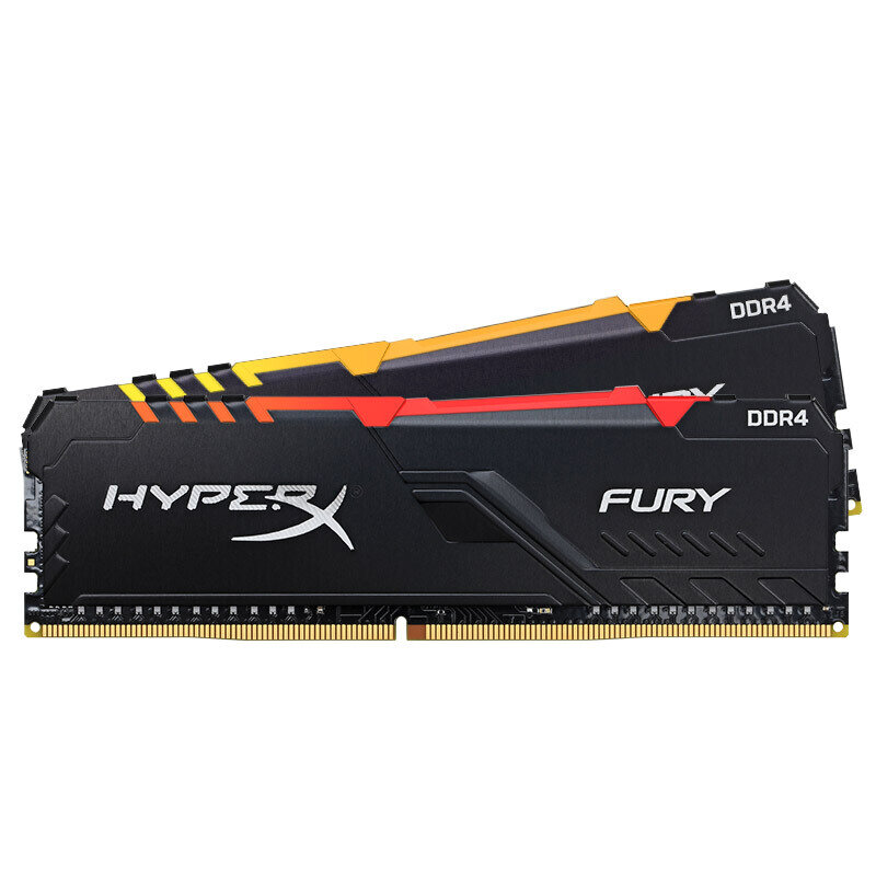 Kingston HyperX FURY RAM DDR4 RGB Memori 2400MHz 2666MHz 3000MHz 3200MHz 3466MHz DIMM XMP Memoria Ddr4 untuk Memori Desktop Ram