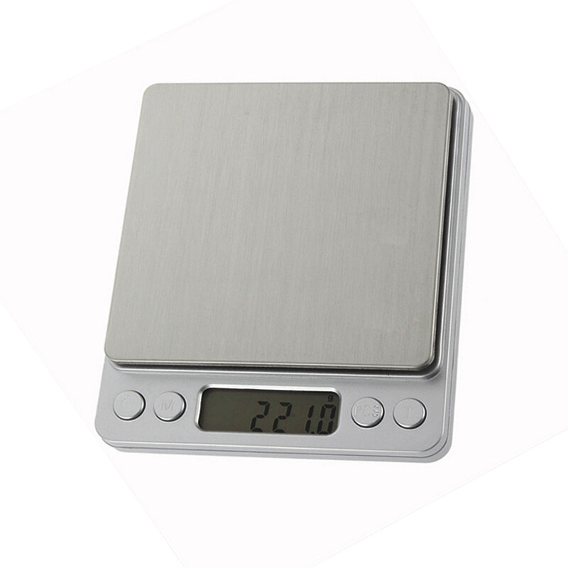 Báscula Digital portátil de 1kg y 0,1g, báscula electrónica LCD, báscula de cocina, báscula Postal para alimentos, báscula de peso # T