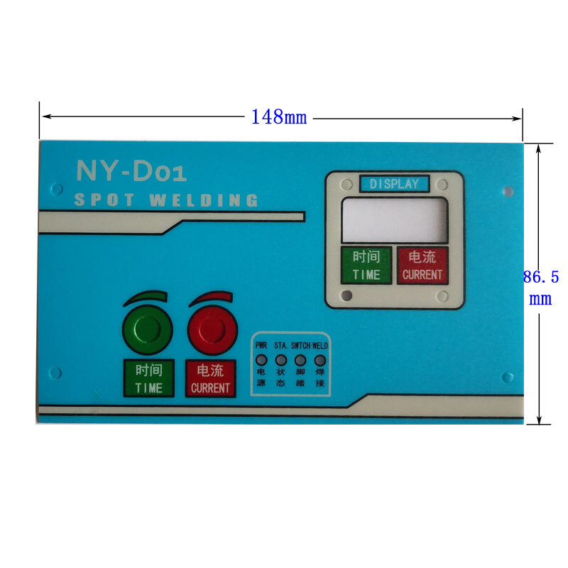 NY-D01 scheda di controllo del saldatore a punti regola il tempo e la corrente, compresi l'alimentazione elettrica e il film