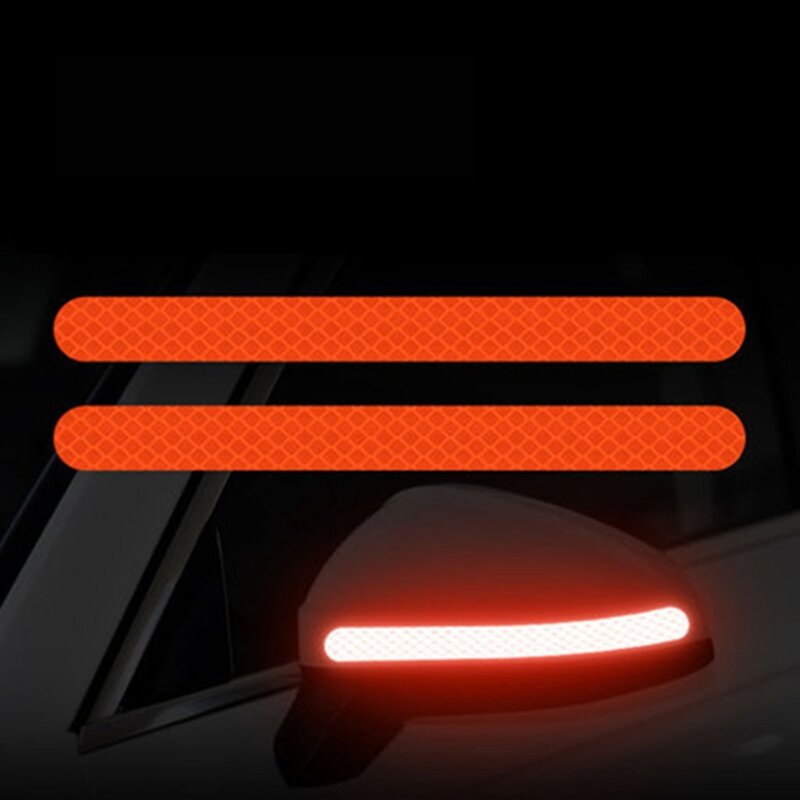 2022 New Reflective Tape Waterproof Self Adhesive Conspicuity Safety Caution Reflector Stickers Outdoor for t.u.k. Cars Bikes