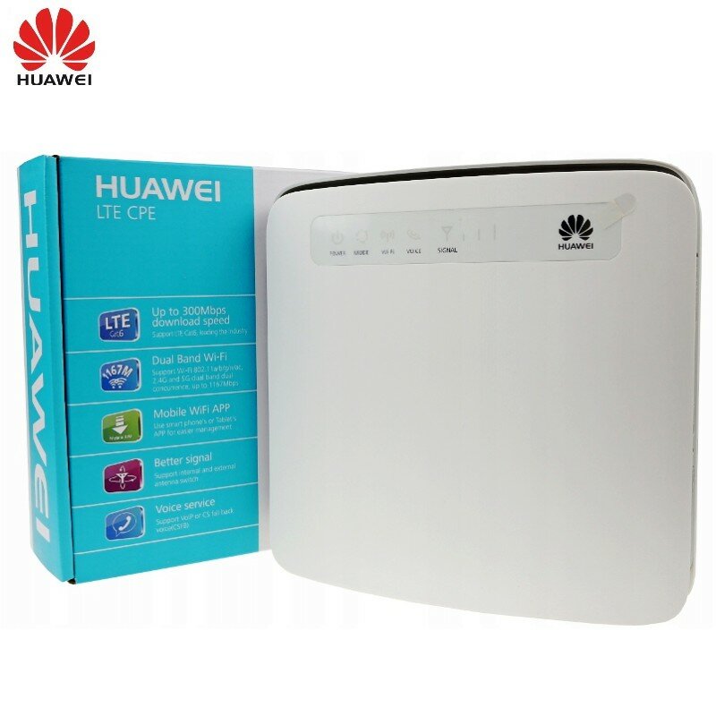 Huawei-router E5186 4G inalámbrico, dispositivo desbloqueado, CAT6, 4G, CPE, E5186s-22a, con 2 uds. De antena