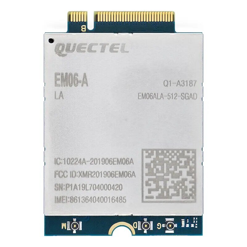 Technologie de persévérance 4G EM06-E tiens adas Quectel avec antenne pour opérateur EMEA/APAC/Brésil