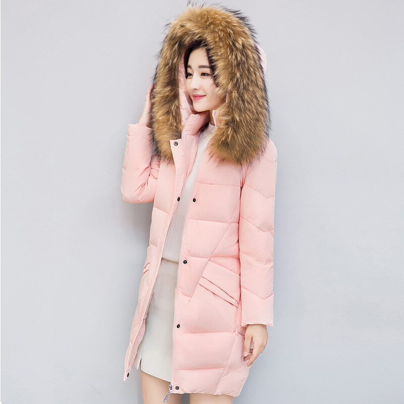 2020 Winter Women Long Jacket Female Thick Coat Solid Casual Hooded Parka New Fashion Woman Coats
