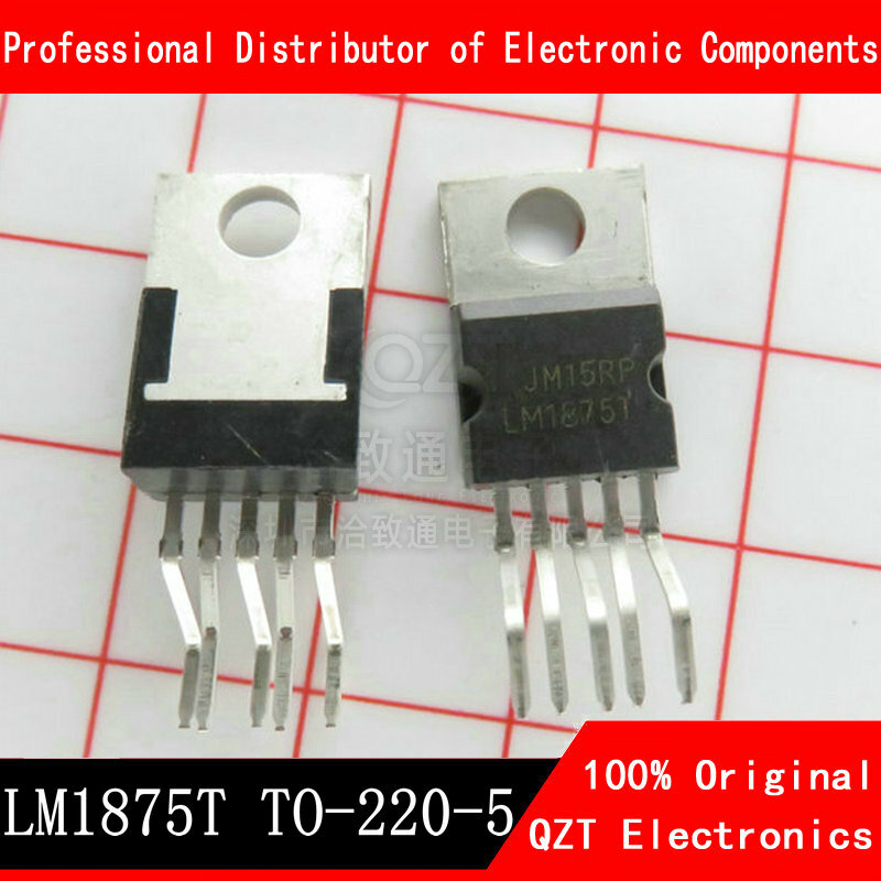 Amplificateur de puissance Audio 20W, nouveau et original, LM1875T TO220-5 LM1875 TO220, 10 pièces