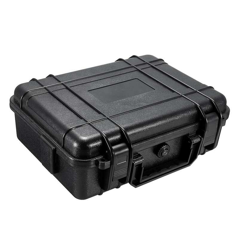 5 Ukuran Tas Keras Tahan Air Tas Alat Plastik Kit dengan Kotak Penyimpanan Spons Pelindung Keamanan Organizer Kotak Alat Perangkat Keras