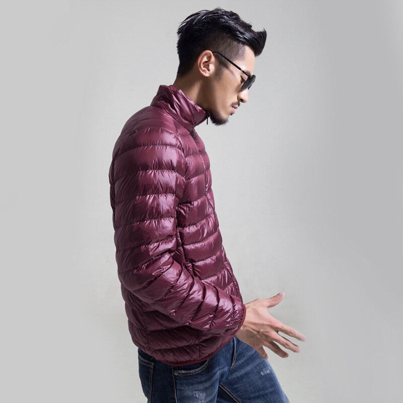 MRMT 남성용 경량 다운 오버코트, 스탠딩 칼라 코트, 겉옷 의류, 겨울 재킷, 2024 브랜드 신상