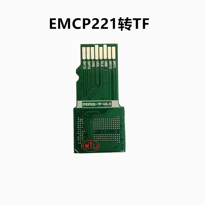 EMMC EMCP221 لوح مهايئ الهاتف المحمول مكتبة الخط لتقوم بها بنفسك بطاقة محول EMMC153/169 إلى TF EMMC إلى SD