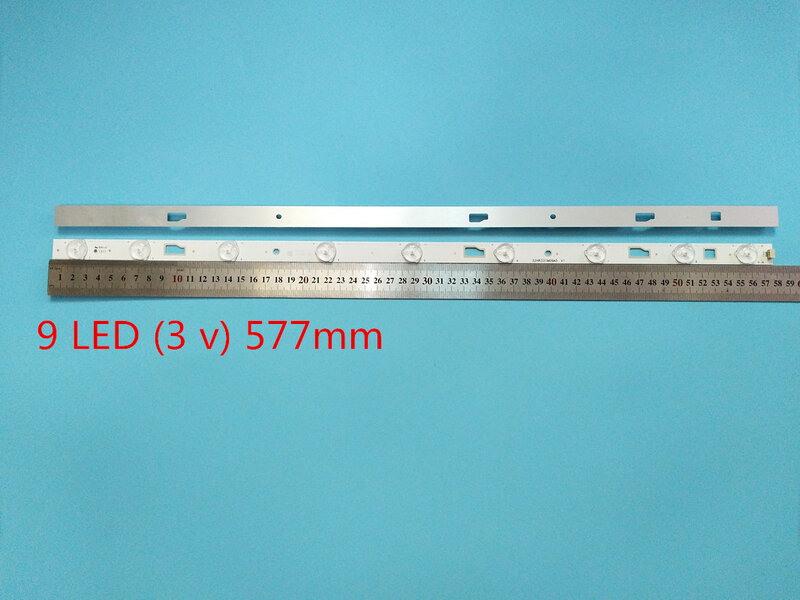 New 2 PCS/set 9LED 577mm LED Backlight strip for D32TS7202 32HR331M09A5 V1
