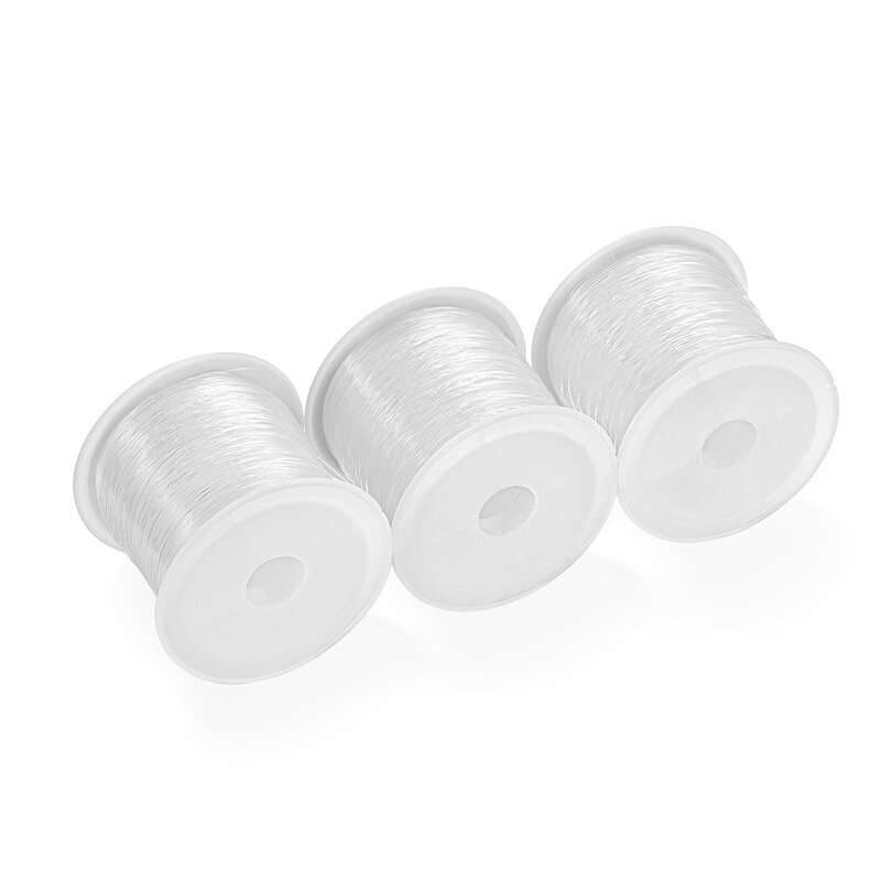 1PC 0.2-1mm Fishing Line for Beads Wire Clear Non-Stretch Nylon String Beading Cord Thread For Jewelry Making Supplies Wholesale