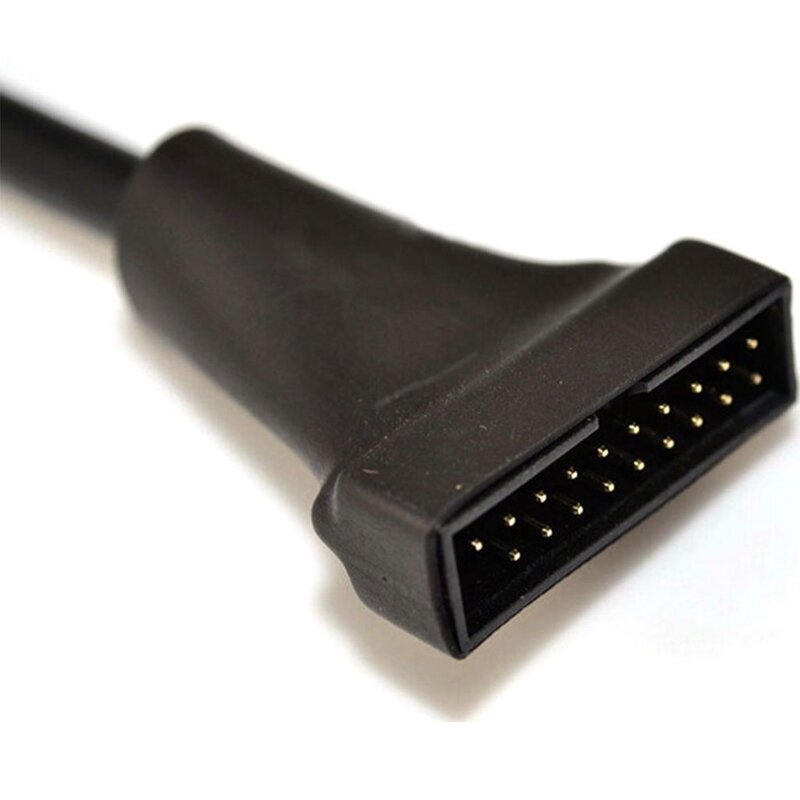 H4GA USB 2,0 9-Pin vivienda USB macho a USB 3,0 20-Pin de la placa base Cable adaptador hembra