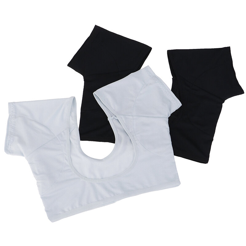 1Pc T-shirt Shape Sweat Pads Polyester Fiber Reusable Washable Underarm Armpit Sweat Pads Perfume Absorbing
