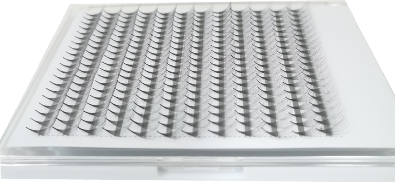 Seashine-abanicos de Base estrecha prefabricados, extensión de pestañas 10D 12D, pestañas puntiagudas, ventilador de volumen prefabricadas