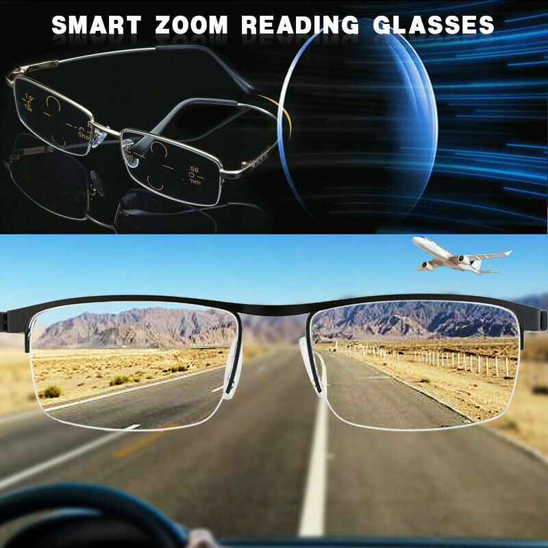 Niemieckiego inteligentny Zoom okulary do czytania