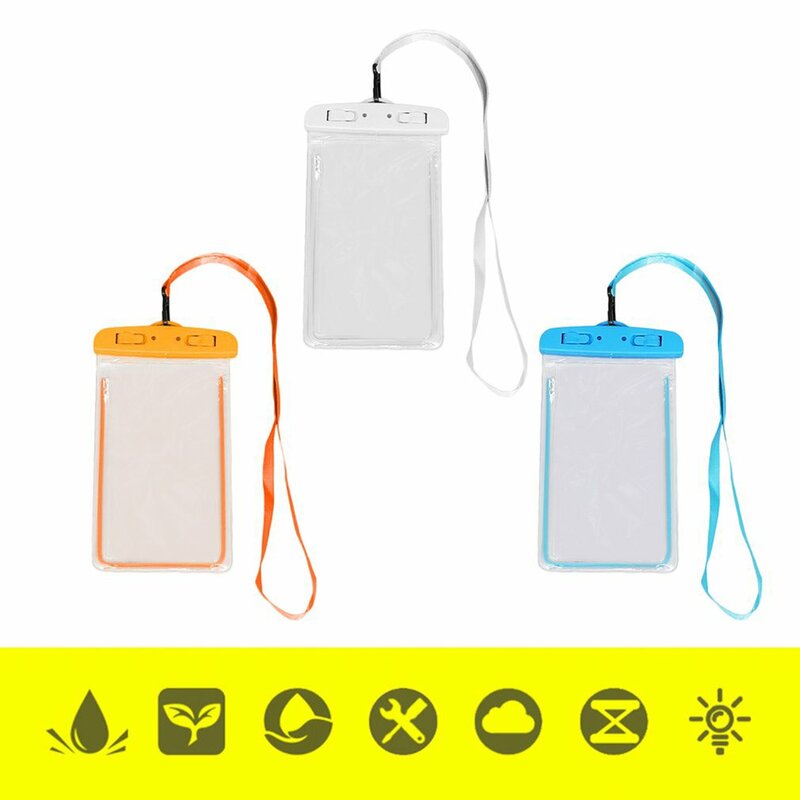 防水屋外旅行スイムパッケージバッグ,防水防水携帯電話ケース,発光警告付き,ケースアクセサリー