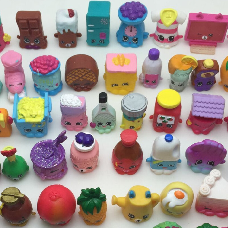 Hurtownie Cartoon dzieci zabawki Kawaii Shopkines dziecko słodkie cukierki lalki akcesoria artykuły edukacja dzieci dziewczyny grać zbierać prezent