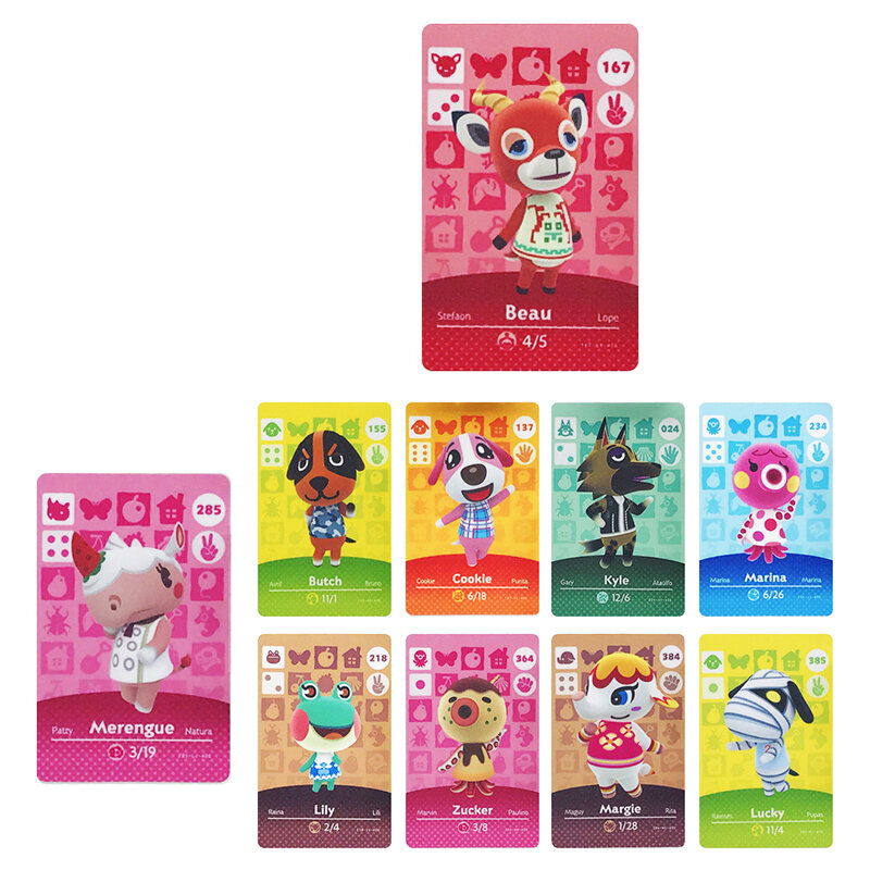 Cartes Animal Crossing, carte marshall NFC, 264, pour nintendo switch, jeux NS, série NFC, styles tendance