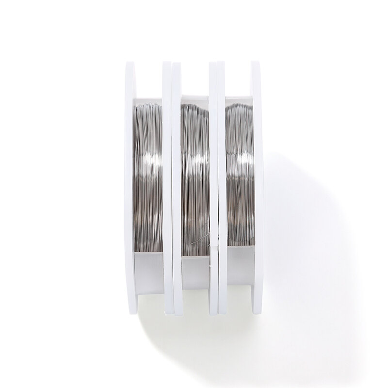 치과 교정 결찰 와이어 스테인레스 스틸 라운드 0.2, 0.25, 0.3mm, 3 사이즈 1, 50g/롤
