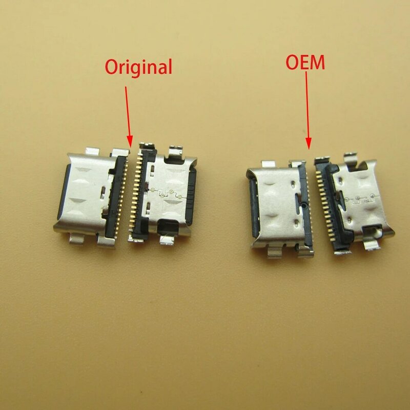 100 unids/lote de conector de puerto de carga Micro USB para Samsung Galaxy A70, A60, A50, A40, A30, A20, A405, A305, A505, A705