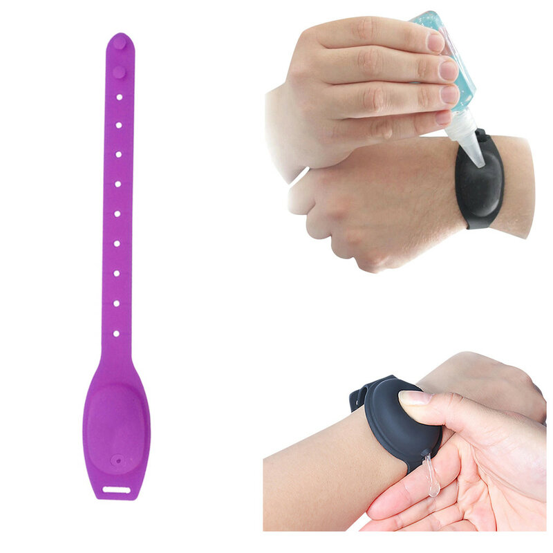Pulseiras pulseira desinfetante para as mãos dispensável desinfetante para as mãos bombas de desinfetante para as mãos wearable moda