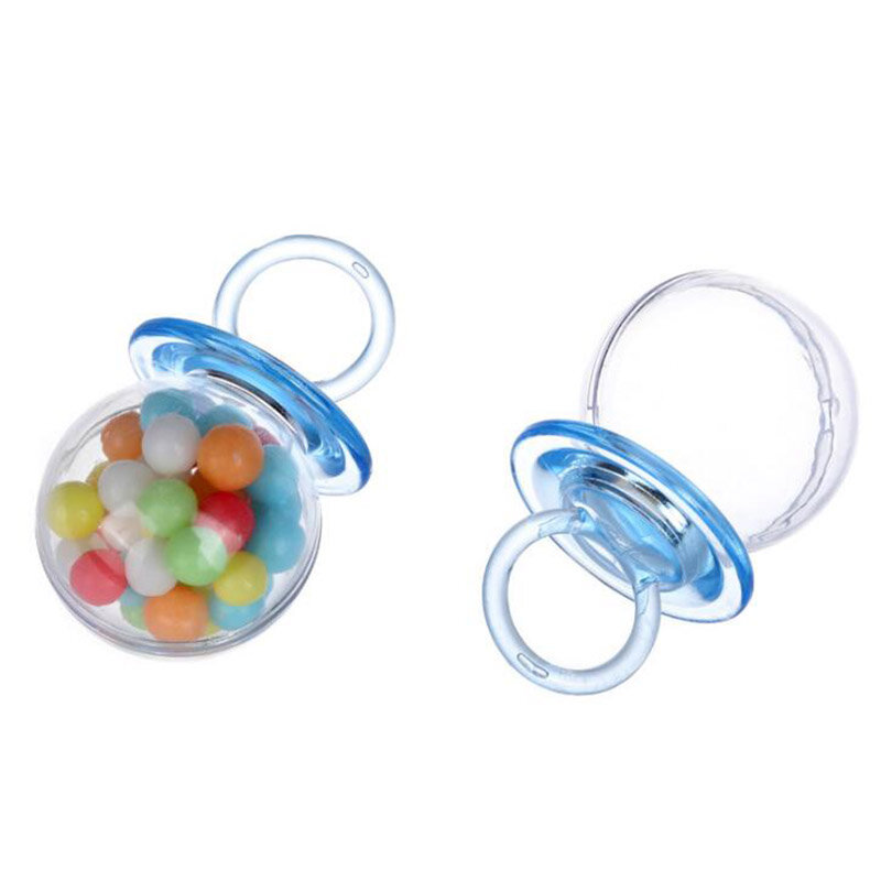 12 Stück Geburtstags feier kreative Schnuller Candy Boxen für Hochzeit Baby Dusche Taufe Taufe begünstigt Geschenk Süßigkeiten Behälter