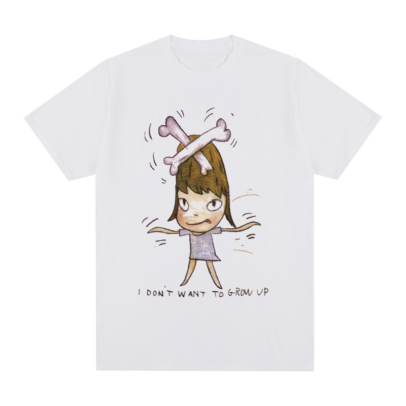 Yoshitomo Nara I Don't Want To Grow Up t-shirt Cotton Men T shirt New TEE TSHIRT Womens