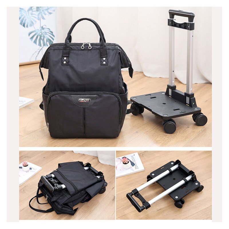 Multicuntion Trolley Bag Large Waterproof Travel Duffle Foldable Luggage Organize Bags Wheels Carry On Trip Suitcase XA102C