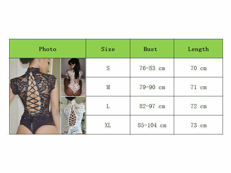 Hot Vintage Women's Sexy Lace Tops Nightwear G-String Jumper Erotic Jumpsuit One Pieces Sleeveless Lace Up Mini Playsuit