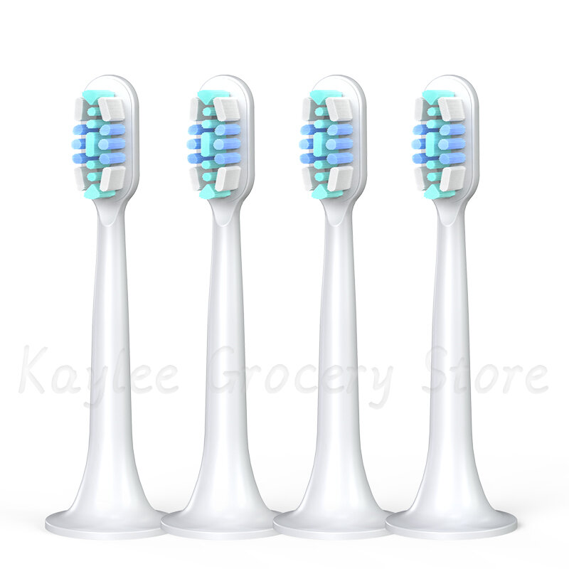 Xiaomi mijia t300/t500/t700/ddys01sks/mes601/mes602 substituição cabeças de escova de dentes sonic elétrico u-estilo branqueamento com tampas