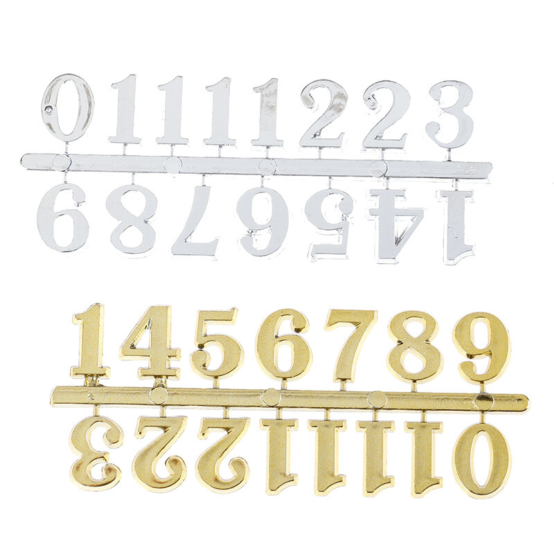 1 Set di Numeri Romani O Numeri Arabi Clock Accessori Per Orologio Al Quarzo Quadrante Meccanismo di Riparazione FAI DA TE Orologio di Ricambio