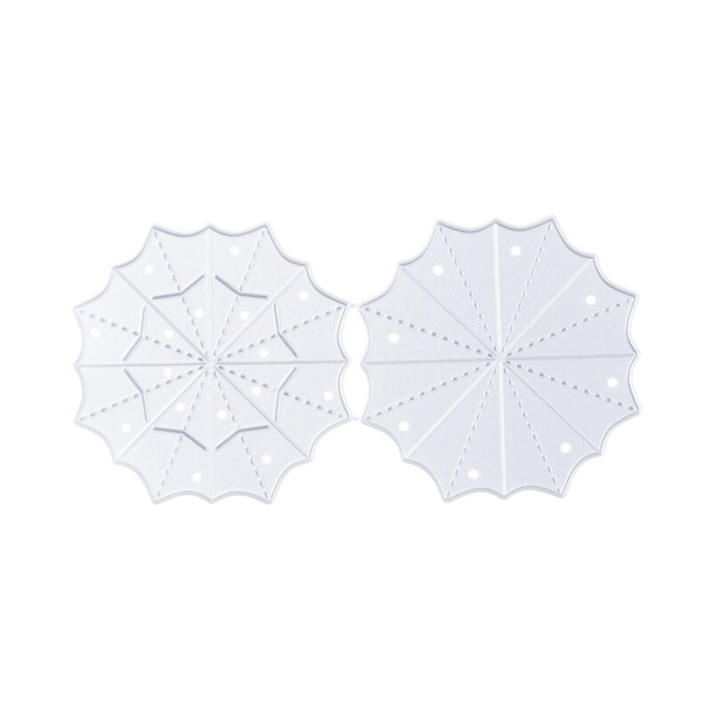 Inlovearts 3d guarda-chuva dobrável corte de metal dados de gravação scrapbooking estêncil artesanato corte dados para diy cartão artesanal novo 2021