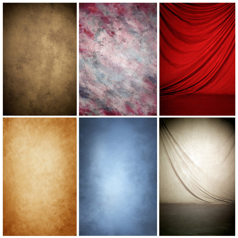 SHENGYONGBAO Solid Color Gradient Vintage Photography Backdrops  Newborn Baby  Background For Photo Studio Props 210318MFT-01