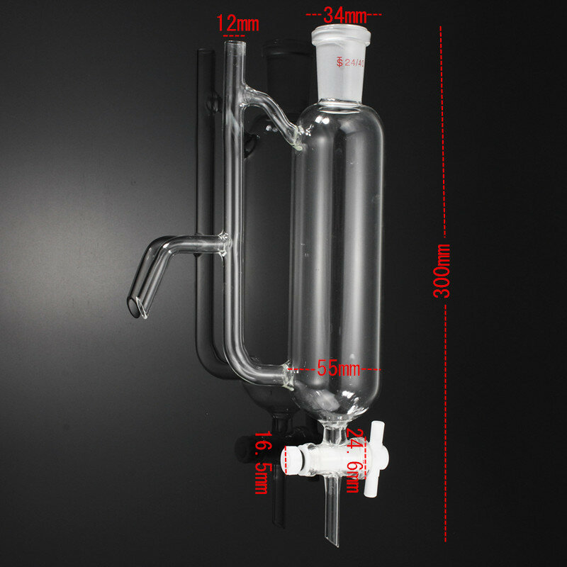 24/40 250ml Glass Oil Water Receiver Separator Essential Oil Distillation Kit Part Lab distillation Kit