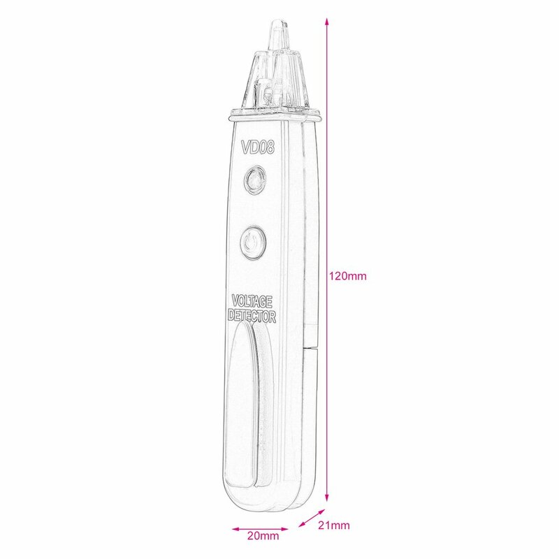 Caneta testadora sem contato, detector de tensão, ultra seguro, alarme automático, CA, eletroscópio 1A-D, 90-1000V, novo, 2020