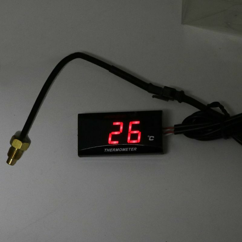 LCD Motor Universal Termometer Digital Instrumen Pengukur Suhu Air untuk Skuter Balap KOSO