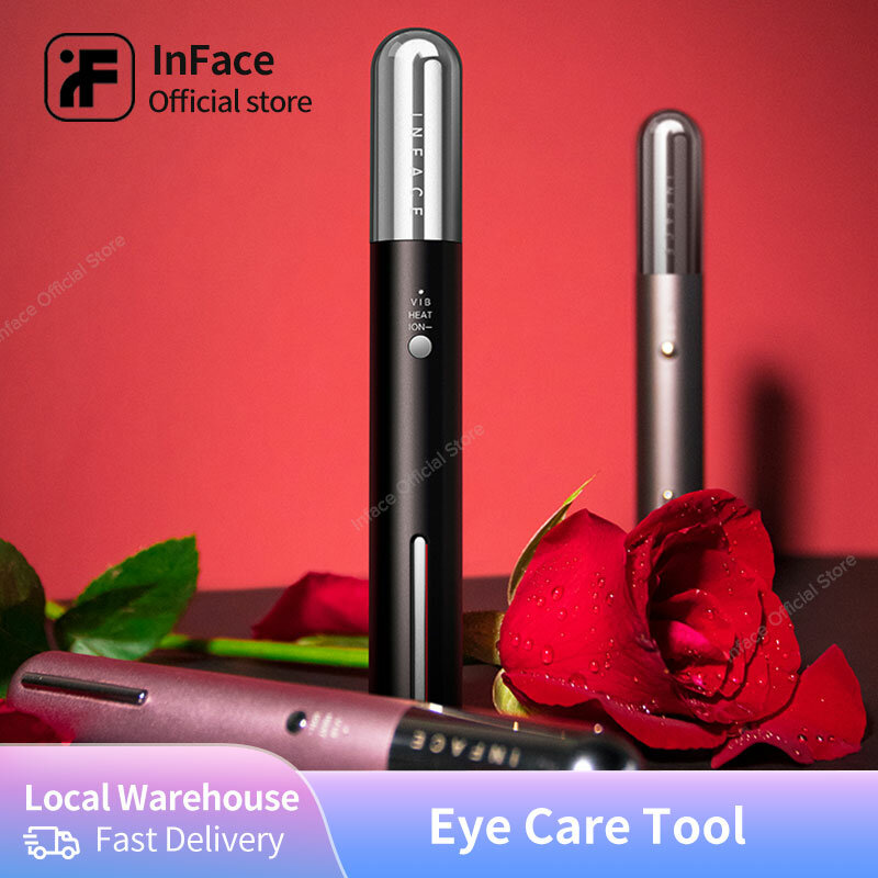 InFace Eye Massagerการสั่นสะเทือนไฟฟ้าAnti-Aging Dark CirclesความงามนวดแบบพกพาEye Care Pen