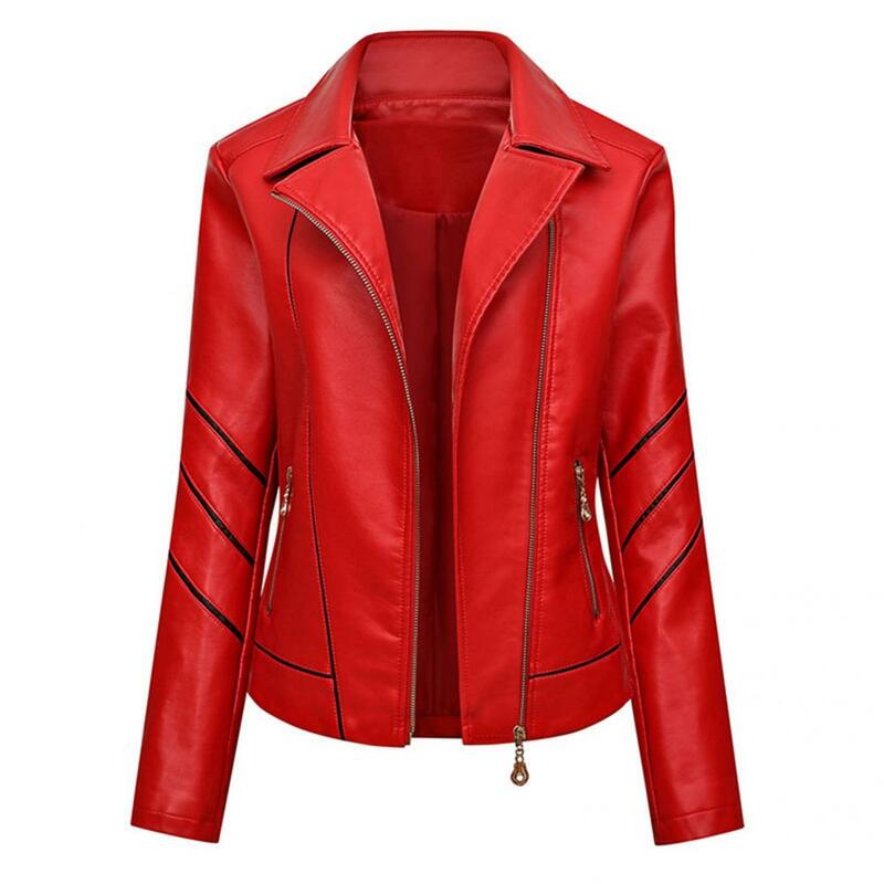Moda feminina jaqueta legal resistente ao desgaste todo o jogo casaco feminino senhora casaco jaqueta motociclista