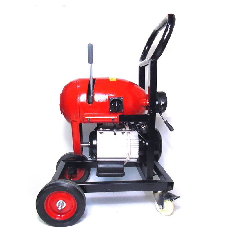 60m 2.2KW Large-scale Sewer Pipe Dredging Machine 40-800mm  Hand Push Type Automatic Pipe Cleaning Machine
