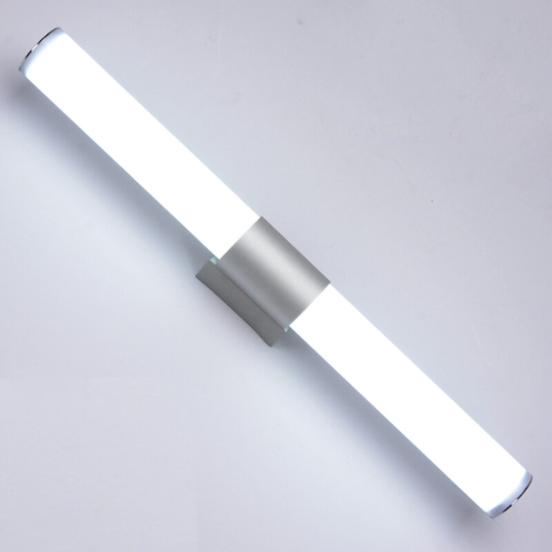 Lampy ścienne światło Led do lustra łazienkowego wodoodporna 12W 16W 22W AC85-265V świetlówka LED nowoczesna lampa ścienna oświetlenie łazienki