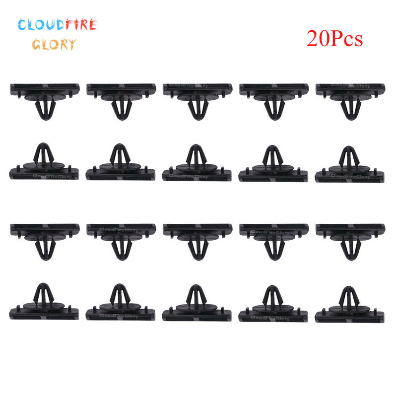 CloudFireGlory 20Pcs Vehicle Threshold Fastener Positioner Ground Effects moulding Clip 55156447A 55156447AB For Chrysler