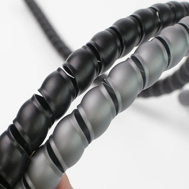 Spirale dell'involucro del filo colorato nel manicotto del cavo cablaggio manicotto del tubo di calore del motociclo manicotti del cavo tubo di avvolgimento 5M 8-42mm