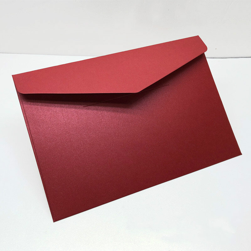 Enveloppes Western Vintage Pearl Paper, Business, Wedding, Party, Anniversity, 192mm x 133mm, 250 g/m², 40 pièces par paquet