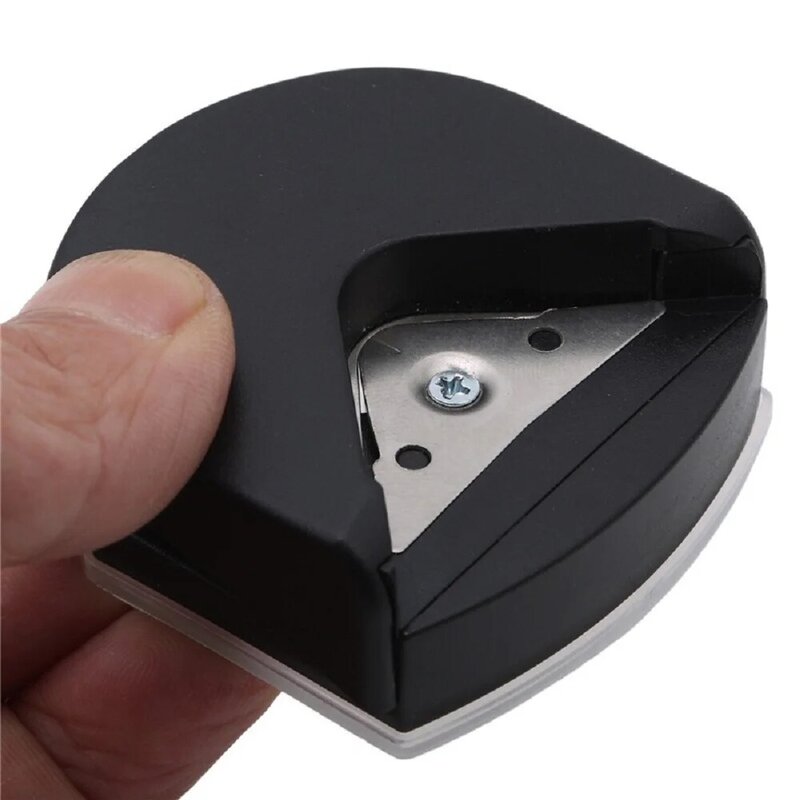 Alat Pemotong Sudut Bulat Portabel Mini Kerajinan DIY Pembuat Kartu Kertas Pelubang Pola Bulat Alat Pemotong Sudut Foto Pelubang